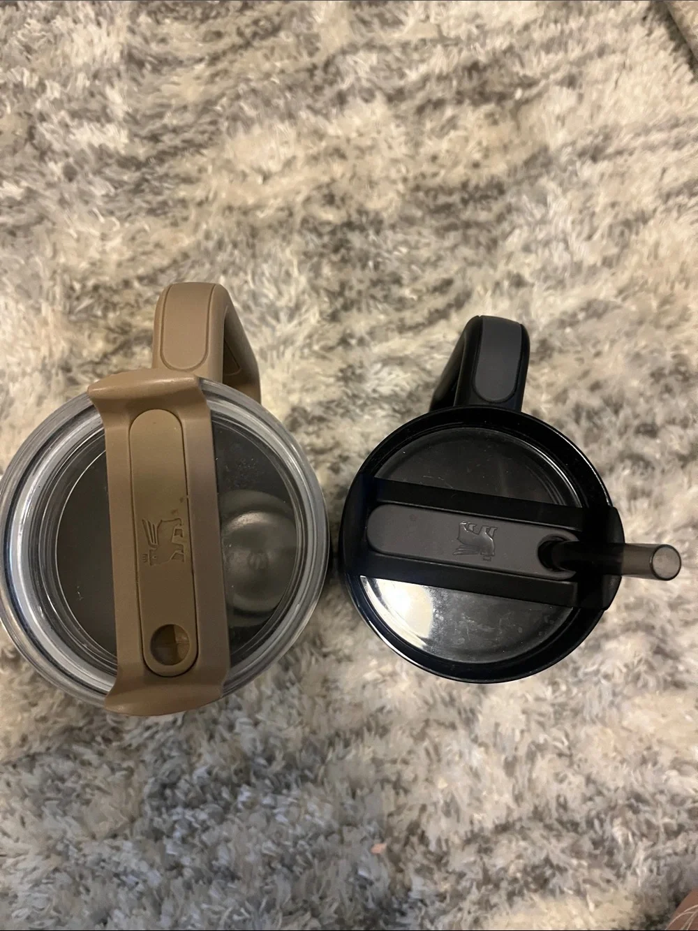 Stanley Double Travel Mug Set - Black & Tan  tan 40oz black 32oz